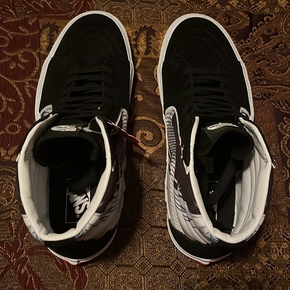 Vans Old Skool Suede And Canvas Galaxy Lace Up High - Picture 5 of 9